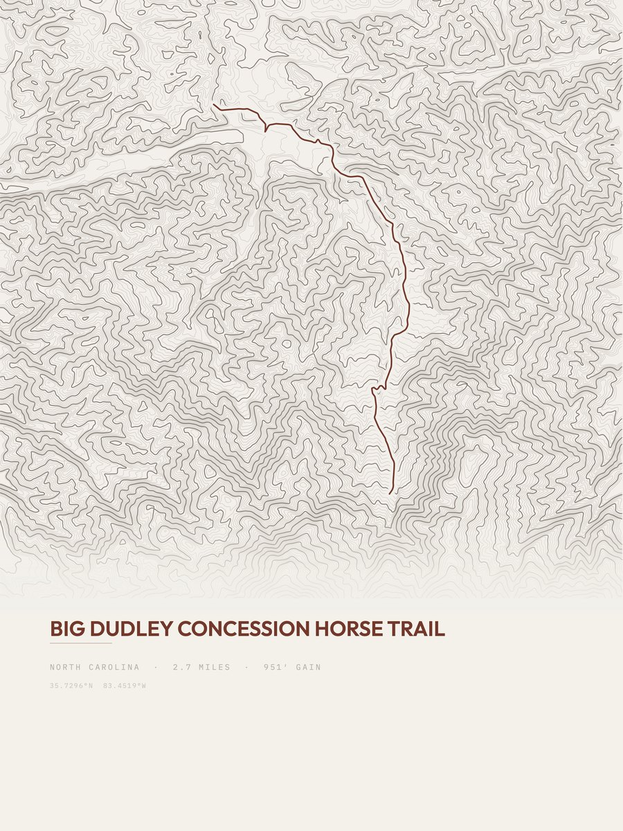Big Dudley Topographic print