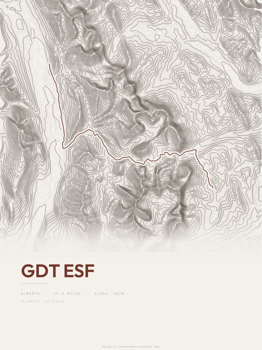 GDT esf Topographic print