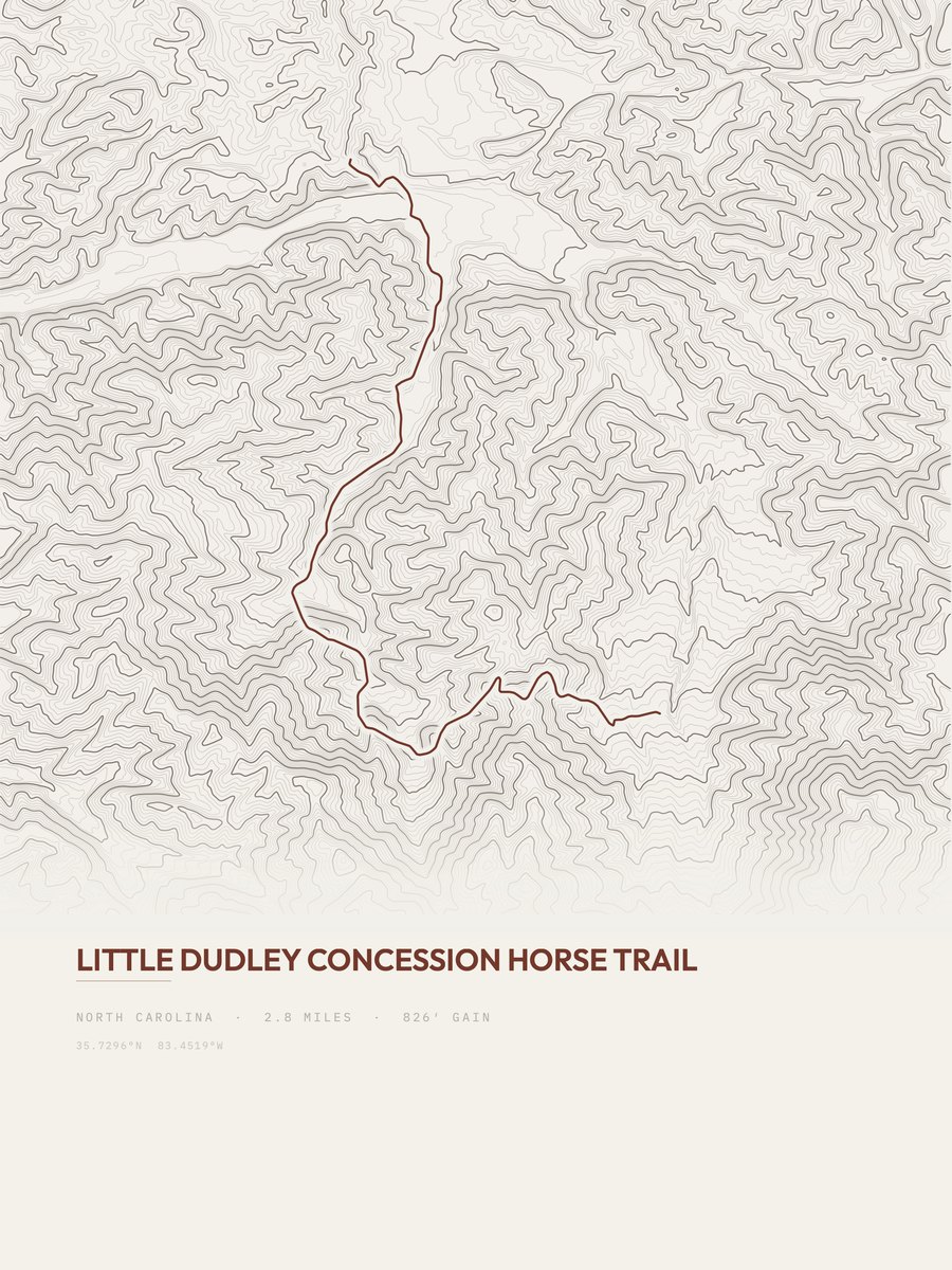 Little Dudley Topographic print