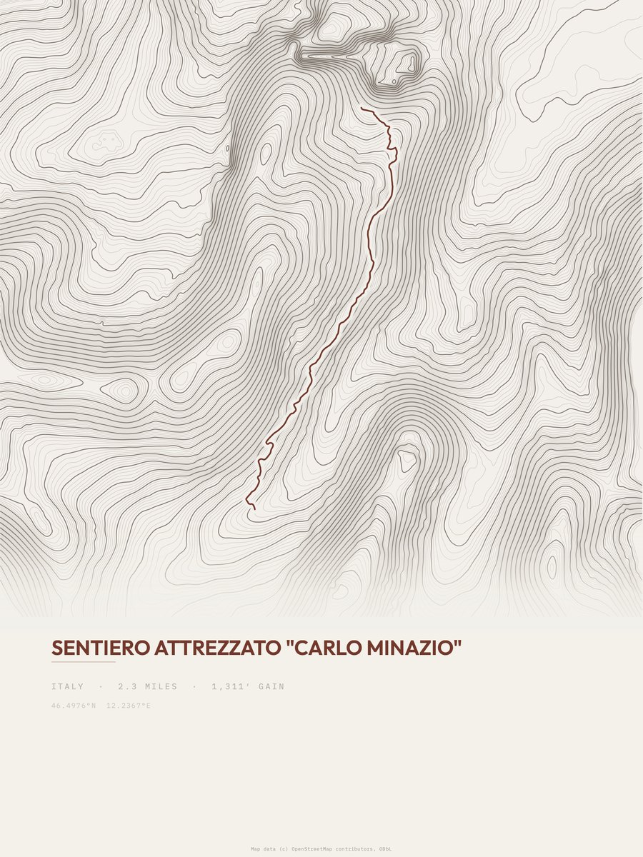 Carlo Minazio Topographic print