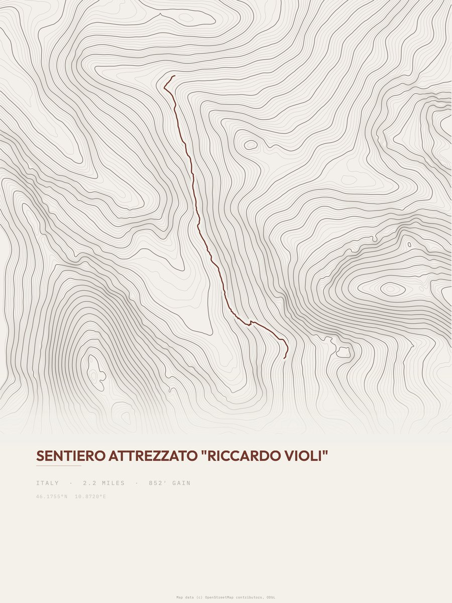 Riccardo Violi Topographic print